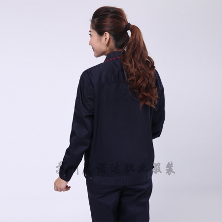 藏青拼大红广告业工作服AC099-GG